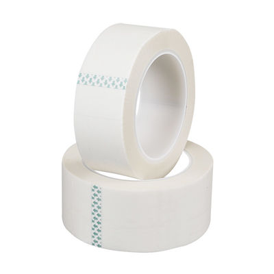Cintas adhesivas blancas de aislamiento con temperatura de funcionamiento de clase H de -50°C a 180°C y material de apoyo de tela de vidrio de fibra E