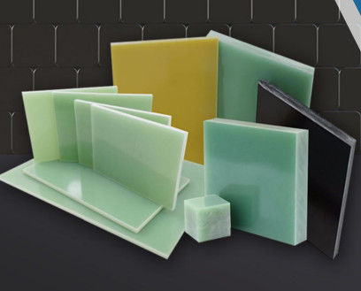 Material de tablero de aislamiento eléctrico laminado con resina epoxi / tela de fibra de vidrio