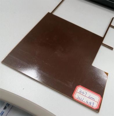 Material aislante eléctrico de placa / hoja con composición de resina epoxi / tela de fibra de vidrio