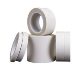 cinta aislante de PTFE de 25 mm de color blanco con adhesivo de silicona para temperaturas de clase H