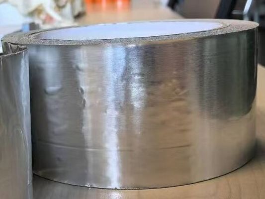 Cintas adhesivas de papel de aluminio resistentes al calor con adhesión de 15N/25mm