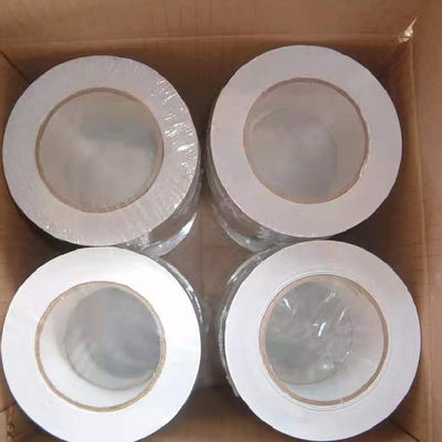 Cintas adhesivas de papel de aluminio de espesor de 40 micrones para conductos de HVAC
