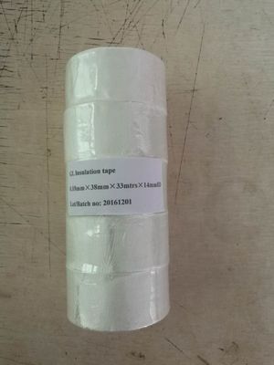 Tipo de parafina cinta aislante de fibra de vidrio no alcalina de tela eléctrica blanca
