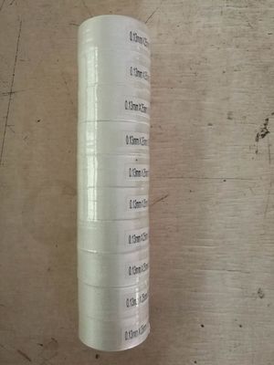 0.13mm cinta aislante de tela de fibra de vidrio resistente a la temperatura blanca