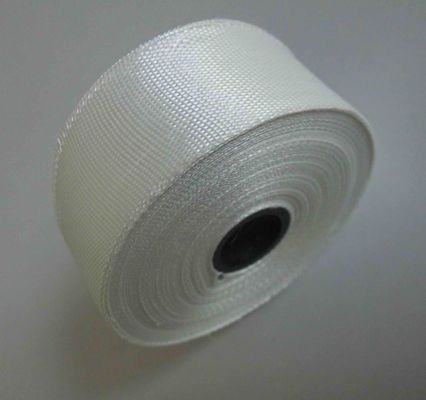Cinturón aislante de tela de vidrio blanco con aislamiento de 30 m de largo