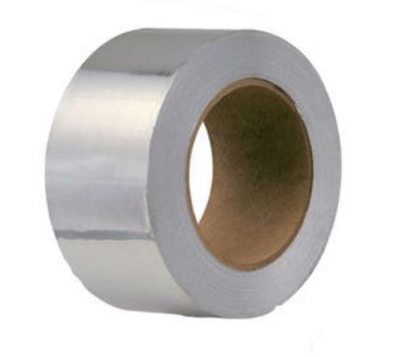 Tela adhesiva de papel de aluminio para la industria HVAC 50m longitud 50/75/100mm anchura para unir y sellar FSK