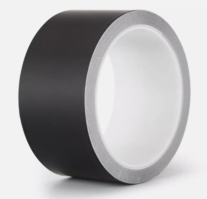 Cintas adhesivas de aluminio de papel lacado negro con elongación del 3% para sellar y unir de manera superior