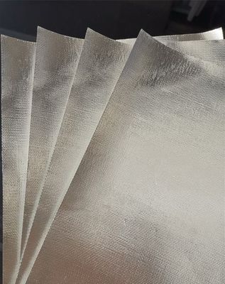10 X 9 malla de aluminio de papel de fibra de vidrio para una protección y aislamiento térmicos superiores