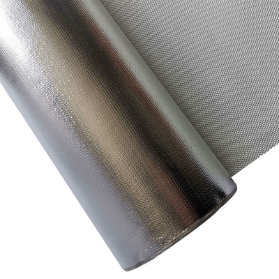 Tela de fibra de vidrio con papel de aluminio para la reflexión de la radiación térmica