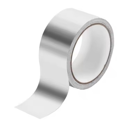 Cinta aislante de aluminio de 30um con adhesivo de resina de caucho 70um