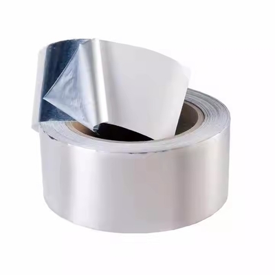 Cinta aislante de aluminio de 30um con adhesivo de resina de caucho 70um