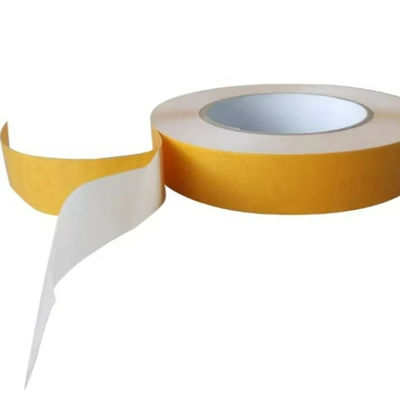 Cintas BOPP de doble cara con 90um de espesor 14 N/25 mm de adhesión y 70 N/25 mm de resistencia a la tracción