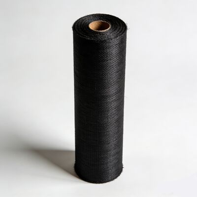 Tejido de fibra de vidrio teñido de negro 0,18 mm de espesor aislamiento resistente al calor
