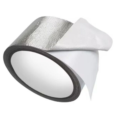 HVAC Aluminum Foil Glass Cloth Tape Flame Retardant Solvent Acrylic Adhesive