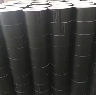 Cinta adhesiva de papel de aluminio negro lacado con adhesivo acrílico disolvente