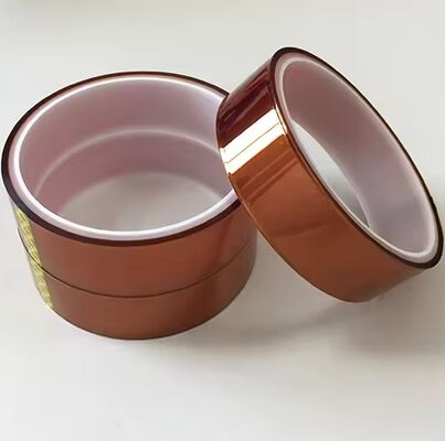 Grueso de la cinta adhesiva 30um~100um del poliimida con el pegamento piezosensible del silicón