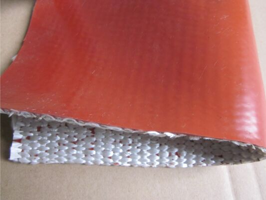 Tejido de Fibra de Vidrio con Silicona Recubierta Simple y Doble Cara / Tejido de Alta Sílice