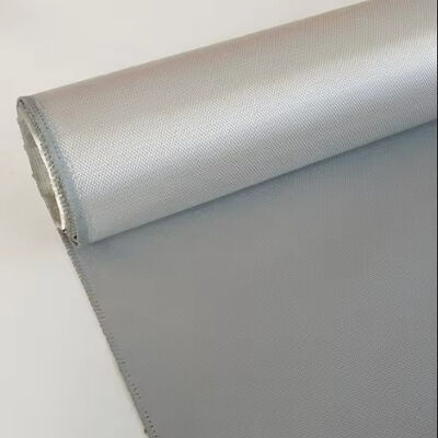 Tejido de Fibra de Vidrio con Silicona Recubierta Simple y Doble Cara / Tejido de Alta Sílice