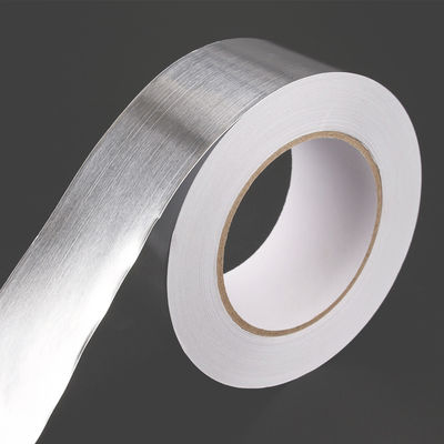 hoja adhesiva de aluminio 25um 25 micrones de MPET del conducto de cinta flexible herida uno mismo del cierre sin el trazador de líneas