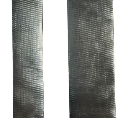 Cinta de tela de aluminio y vidrio ignífuga de grado comercial, adhesivo acrílico solvente para aislamiento